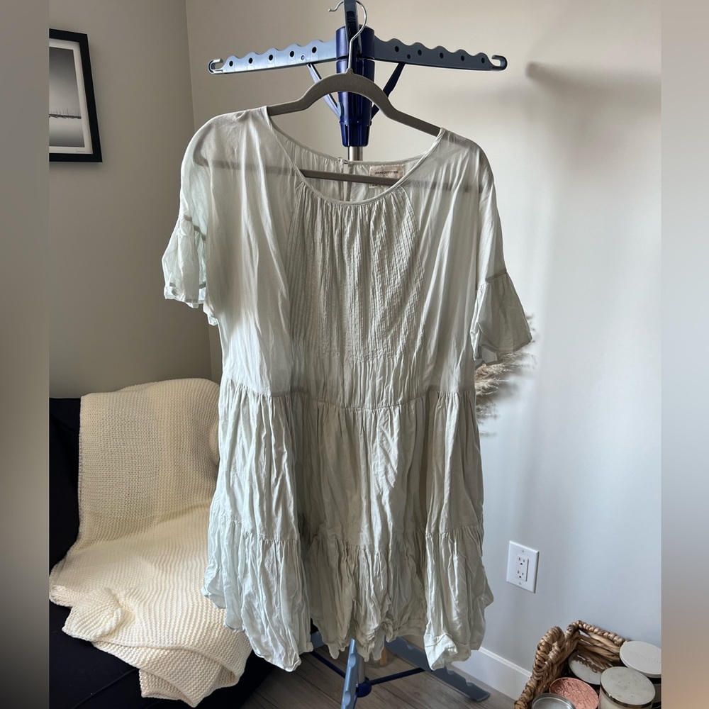 Urban Outfitters Light Sage Mini Dress